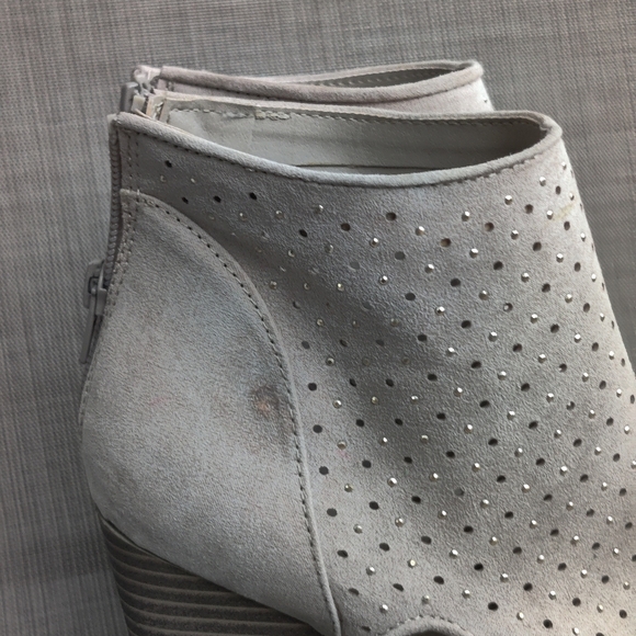 Rampage Vionna Open Toe Bootie Sandals!Soft, man-made upper, Taupe Size 8 - Picture 8 of 9